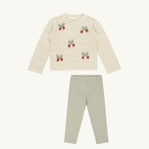 NWT - Rylee + Cru Cherry Crochet Set​​​